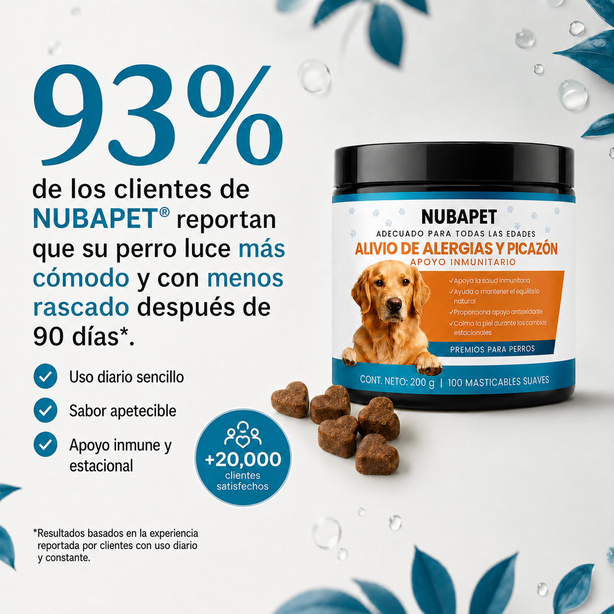 Nubapet Sin Alergias y Sin picazón