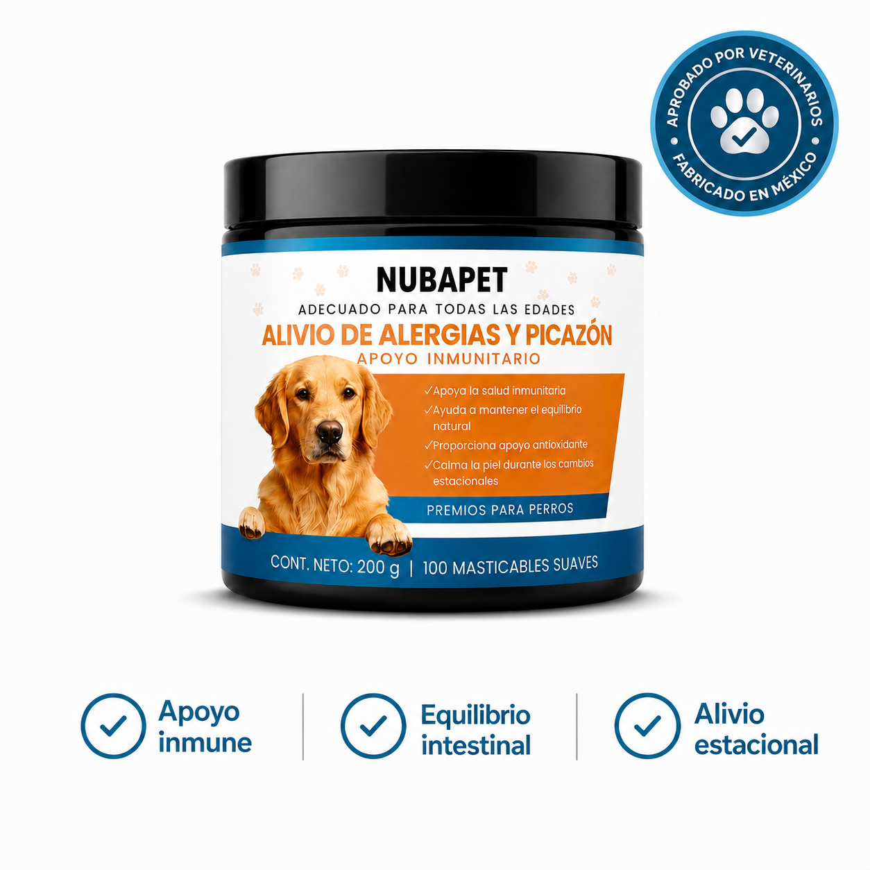 Nubapet Sin Alergias y Sin picazón