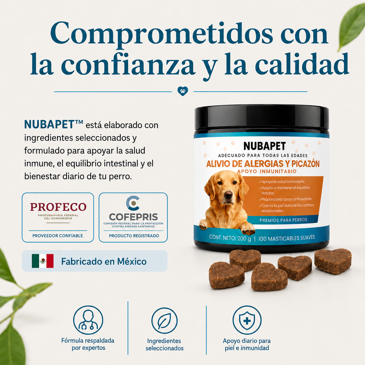 Nubapet Sin Alergias y Sin picazón