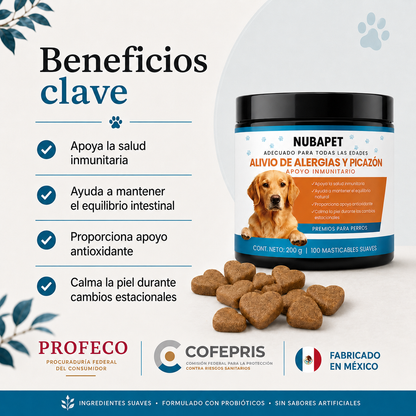 Nubapet Sin Alergias y Sin picazón
