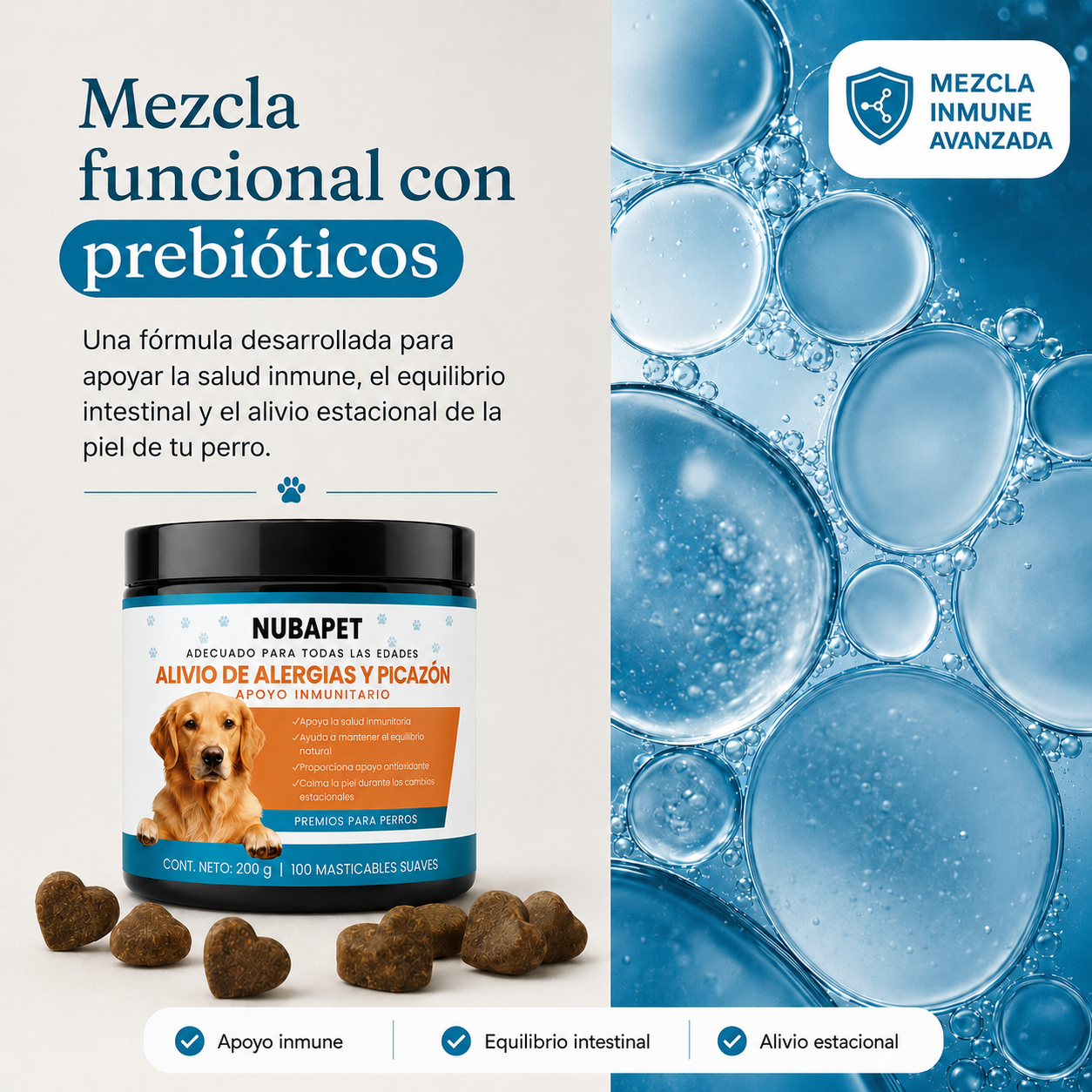 Nubapet Sin Alergias y Sin picazón